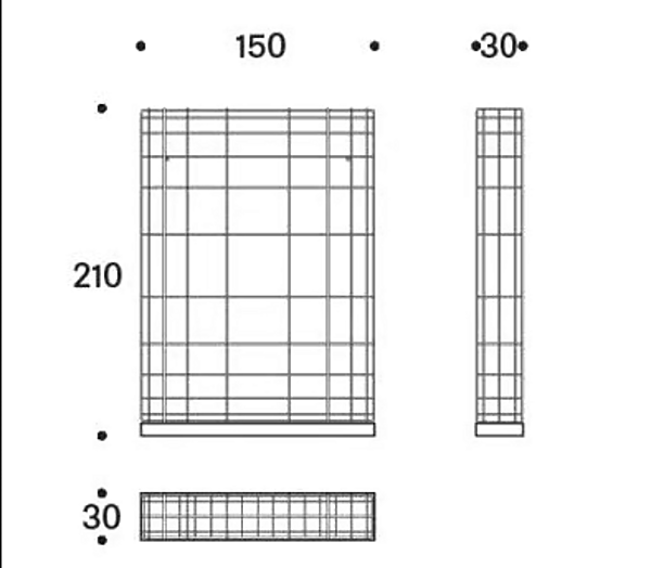 Freistehendes Bücherregal aus Eisen Leyva Saba Fabrik SABA aus Italien. Foto №3