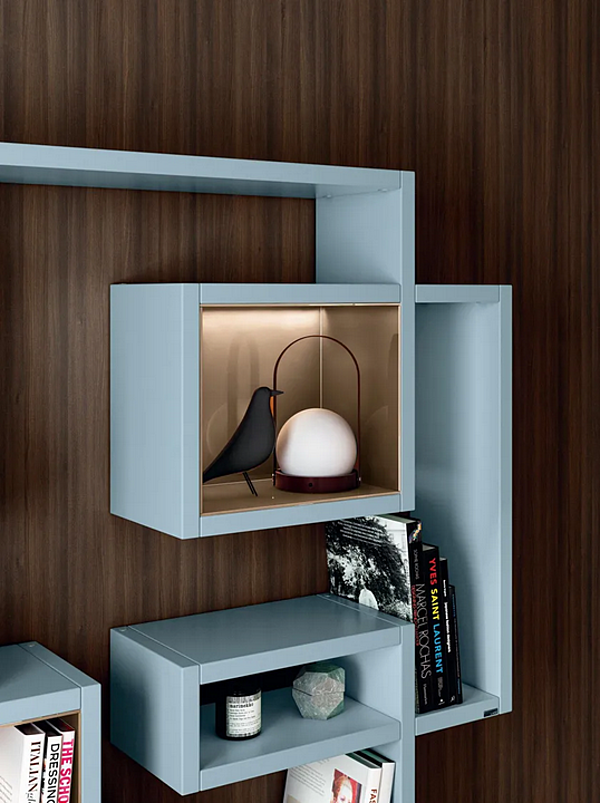 Schwebendes Bücherregal aus Holz LAGO Lagolinea 2632 2632 Fabrik LAGO aus Italien. Foto №2