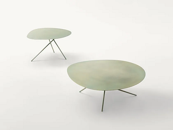 Niedriger runder Couchtisch aus Holz PAOLA LENTI LEVER B103 Fabrik PAOLA LENTI aus Italien. Foto №5