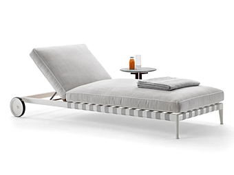 Sonnenliege mit Rollen aus Stoff FLEXFORM ATLANTE