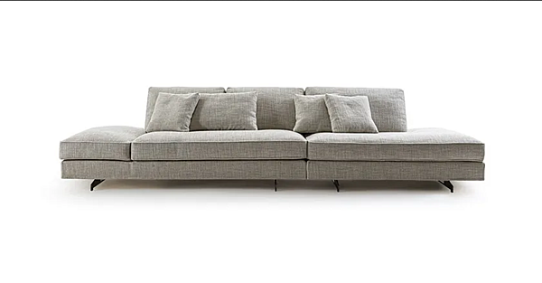 Ecksofa aus Stoff mit abnehmbarem Bezug Davis Flat Frigerio Fabrik Frigerio aus Italien. Foto №3