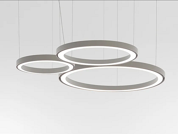 Dimmable Pendelleuchte aus Glas Artemide Ripple Cluster Fabrik Artemide aus Italien. Foto №1