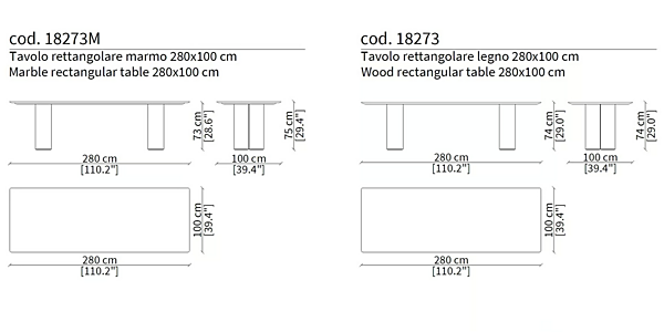 Rechteckiger Marmortisch Elly Frigerio Fabrik Frigerio aus Italien. Foto №6