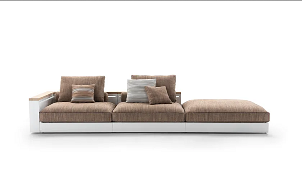 Ecksofa aus Stoff für den Garten FLEXFORM Freeport Fabrik FLEXFORM aus Italien. Foto №4