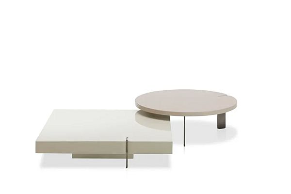 Quadratischer Couchtisch aus Holz Butter Saba Fabrik SABA aus Italien. Foto №3