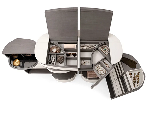 Holzschrank mit integrierter Beleuchtung GIORGETTI Houdini 50120, 50130 Fabrik GIORGETTI aus Italien. Foto №5
