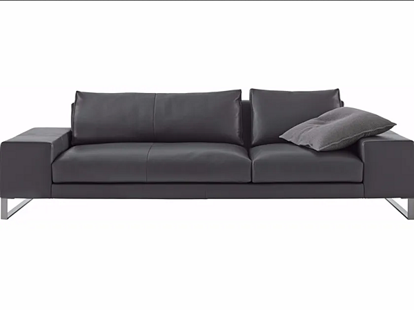 Dreisitzer Ledersofa mit weicher Rückenlehne LIGNE ROSET Exclusif 2 Fabrik LIGNE ROSET aus Italien. Foto №2