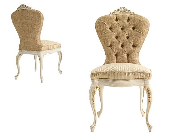 Tufted Fabric Chair Ricasoli A.R. Arredamenti 910 Fabrik A.R.ARREDAMENTI SRL aus Italien. Foto №1