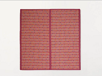 Quadratischer handgefertigter Teppich aus Wolle PAOLA LENTI Orto TAOT01 Fabrik PAOLA LENTI aus Italien