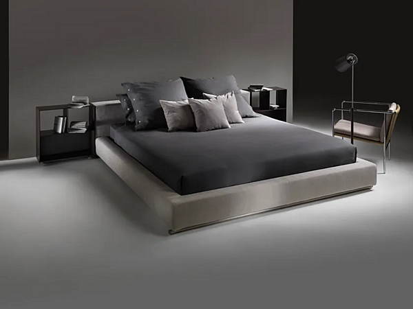 Doppelbett mit abnehmbarem Bezug Stoff FLEXFORM Groundpiece Fabrik FLEXFORM aus Italien. Foto №2