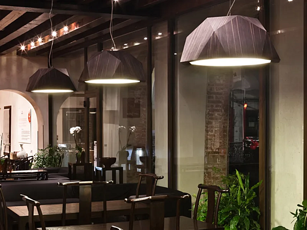 Hängelampe aus Aluminium Fabbian Crio Fabrik Fabbian aus Italien. Foto №33