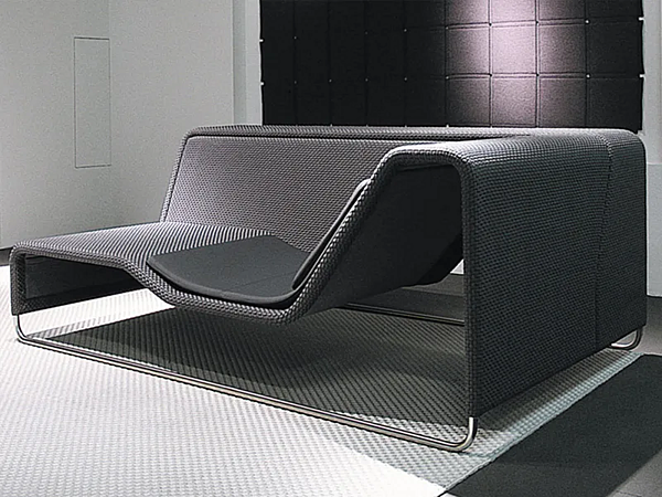 Gartenliege mit gepolsterter Rückenlehne aus Stoff PAOLA LENTI Island Fabrik PAOLA LENTI aus Italien. Foto №4