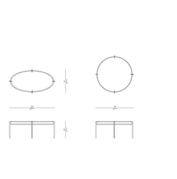 Kaffetisch ROSSATO RHC-10 Fabrik ROSSATO aus Italien. Foto №4
