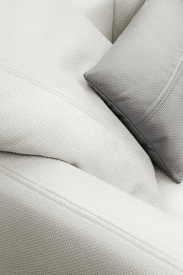 Dreisitzer Stoffsofa mit abnehmbarem Bezug Flou Binario Fabrik Flou aus Italien. Foto №3