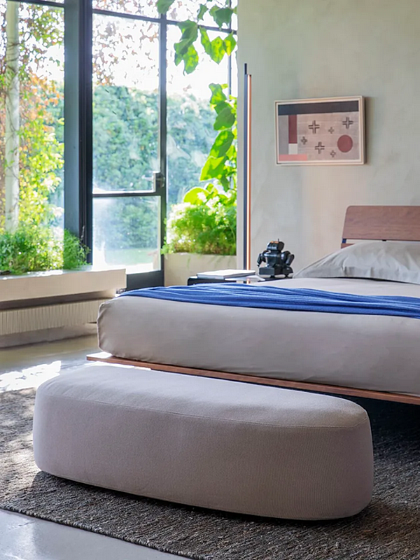 Pouf mit abnehmbarem Bezug Pierre Flou Fabrik Flou aus Italien. Foto №8