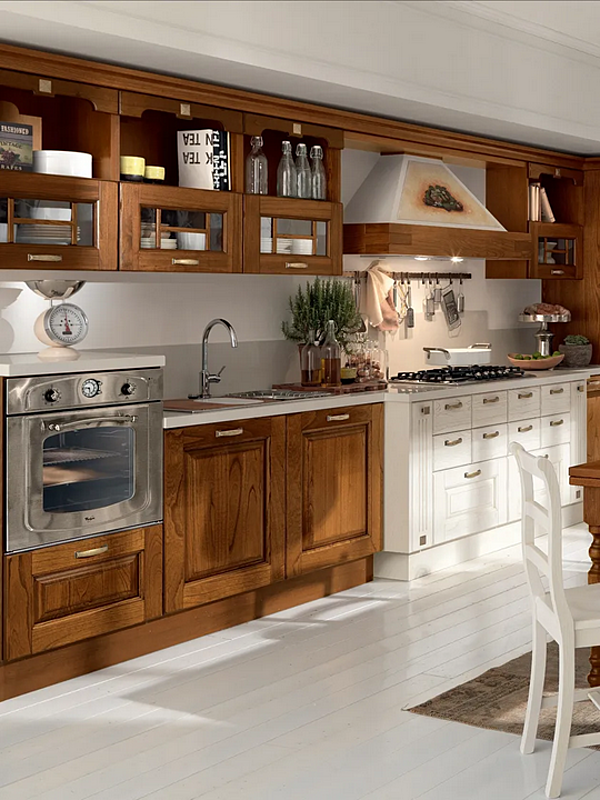 Holzküche mit Griffen Laura LUBE CUCINE 02 Fabrik LUBE CUCINE aus Italien. Foto №2