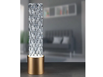 LED Tischlampe aus Kristall Euroluce Lampadari Gleam