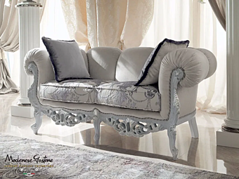 Zweisitzer Stoffsofa Modenese Luxury Interiors 13413 Zweisitzer Stoffsofa Modenese Luxury Interiors 13413 Fabrik MODENESE GASTONE aus Italien