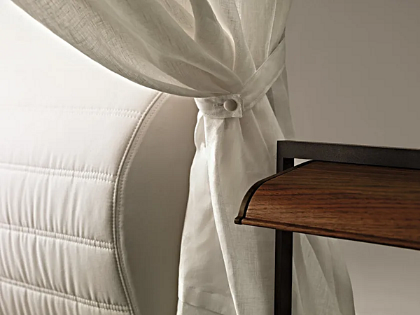 Doppelbett mit gepolsterter Rückenlehne GIORGETTI IRA 54270 Fabrik GIORGETTI aus Italien. Foto №5