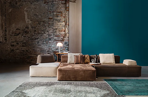 Ecksofa aus Stoff oder Leder VIBIEFFE 275 Glam Fabrik VIBIEFFE aus Italien. Foto №11