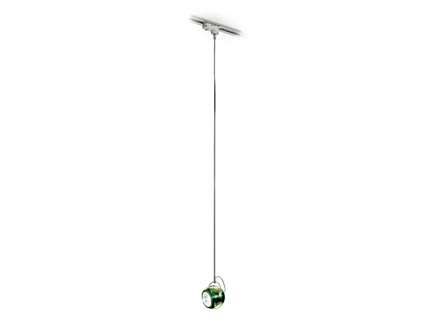 Chromierter Tracklight in Beluga-Farbe Fabbian Fabrik Fabbian aus Italien. Foto №5
