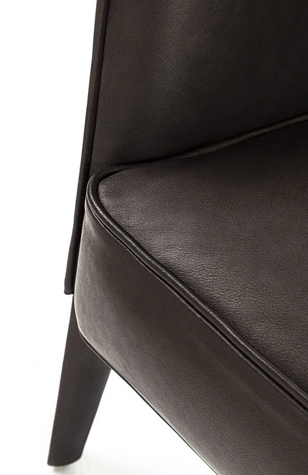 Lederarmchair mit Armlehnen Jackie Frigerio Fabrik Frigerio aus Italien. Foto №7