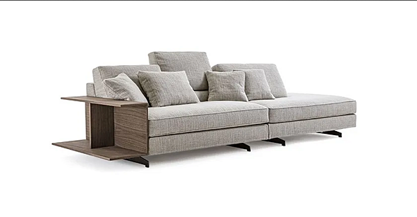 Ecksofa aus Stoff mit abnehmbarem Bezug Frigerio Davis Book Fabrik Frigerio aus Italien. Foto №7