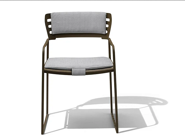 Gartenstuhl mit Armlehnen aus Aluminium GEA GIORGETTI 87041 Fabrik GIORGETTI aus Italien. Foto №5