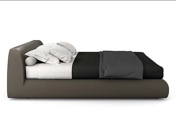 Doppeltbett mit gepolsterter Rückenlehne aus Stoff i 4 Mariani Be Look Fabrik i 4 Mariani aus Italien. Foto №2