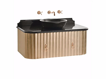 Wandmontierte Holz-Waschtisch-Einheit mit Türen Gentry Home Charlotte Wandmontierte Holz-Waschtisch-Einheit mit Türen Gentry Home Charlotte Fabrik Gentry Home aus Italien