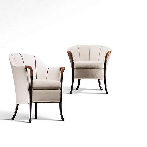 Stoffstuhl mit Armlehnen GIORGETTI Progetti Blossom Fabrik GIORGETTI aus Italien. Foto №2
