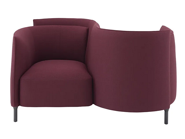 Stoffsofa mit gepolsterter Rückenlehne Vis a Vis LIGNE ROSET Hemicycle 14200505 Fabrik LIGNE ROSET aus Italien. Foto №1