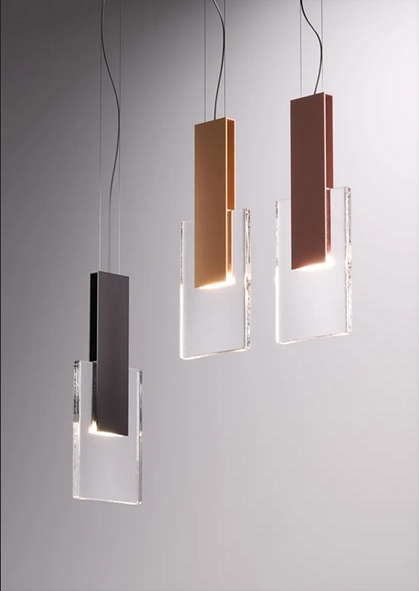 Pendelleuchte Amulette aus Glas Fabbian Fabrik Fabbian aus Italien. Foto №5