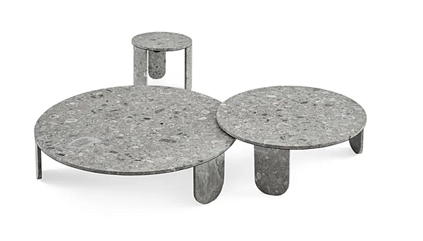 Runder Couchtisch aus Marmor Gallotti&Radice Clemo Fabrik Gallotti & Radice aus Italien. Foto №12