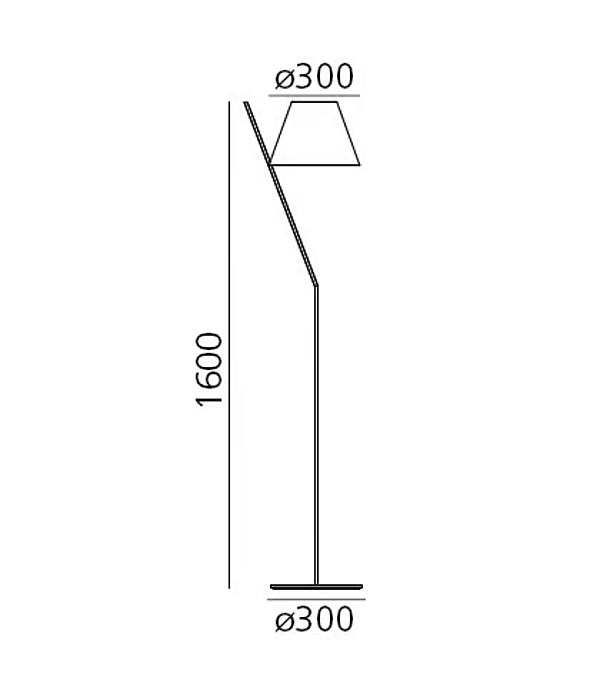 Stehlampe aus Polycarbonat mit LED Artemide La Petite 1753020A, 1753030A Fabrik Artemide aus Italien. Foto №7