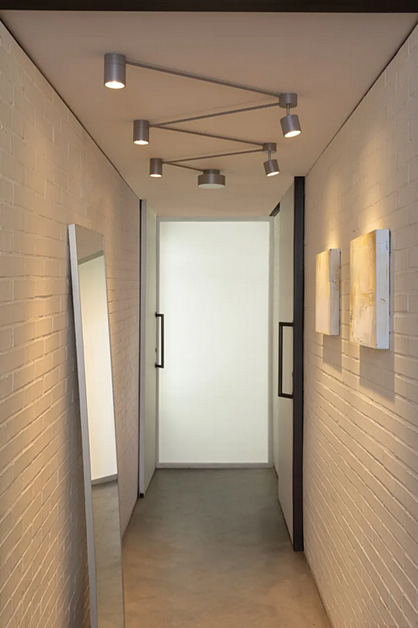 Modulare LED-Deckenlampe aus Aluminium AXOLIGHT PIVOT Fabrik Axolight aus Italien. Foto №4