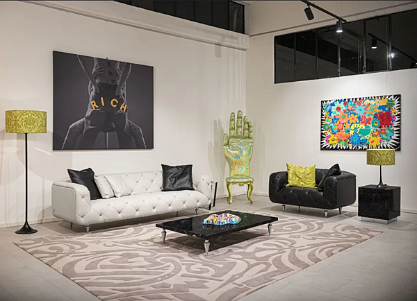 Rechteckiger niedriger Couchtisch aus Marmor FORMITALIA JR OVER Fabrik FORMITALIA aus Italien. Foto №3