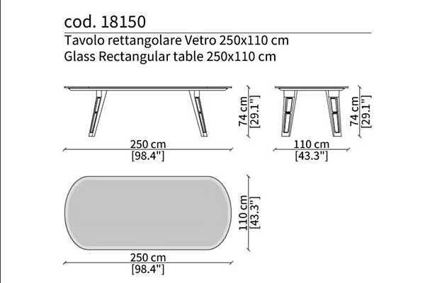 Ovaler Tisch aus Holzfurnier Frigerio Axel Fabrik Frigerio aus Italien. Foto №10