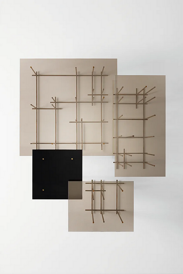 Rechteckiger Kaffeetisch aus Kristall Tetris Gallotti&Radice Fabrik Gallotti & Radice aus Italien. Foto №2