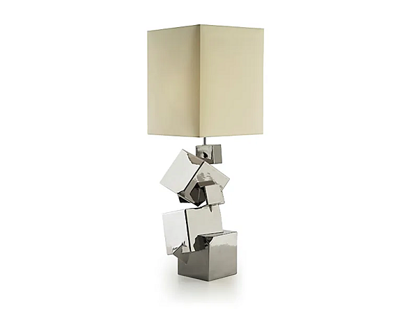 Tischlampe aus Keramik mit Pyrit MARIONI 02218BL Fabrik MARIONI aus Italien. Foto №2