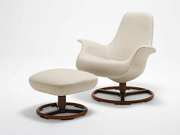 Stofffußhocker Tilt GIORGETTI 70606, 70607 Fabrik GIORGETTI aus Italien. Foto №2