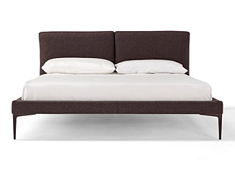 Doppelbett mit gepolstertem Kopfteil AMURA Segno AM018.374 Doppelbett mit gepolstertem Kopfteil AMURA Segno AM018.374 Fabrik AMURA aus Italien