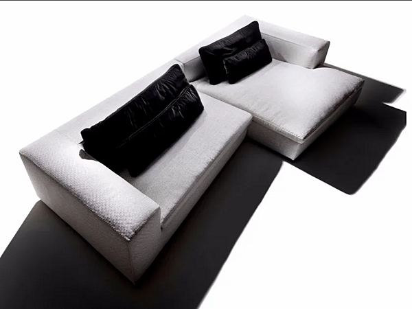 Ecksofa aus Stoff mit Chaiselongue ERBA ITALIA DAVID Fabrik ERBA ITALIA aus Italien. Foto №2