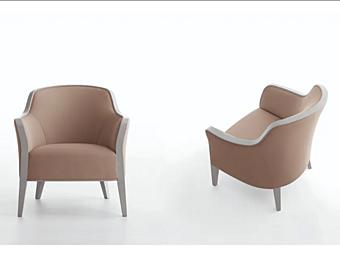 Stoffstuhl mit Armlehnen Jane Martini Interiors Fabrik MARTINI INTERIORS aus Italien