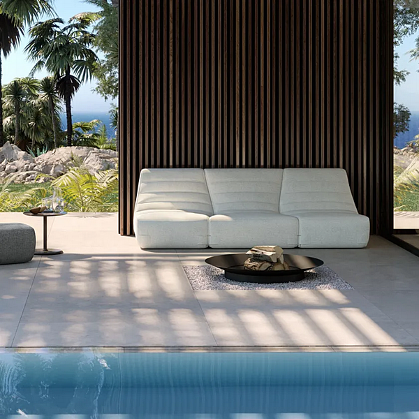 Modularer Gartensofa mit Stoffbezug für drei Personen LIGNE ROSET Saparella 18053005 Fabrik LIGNE ROSET aus Italien. Foto №3