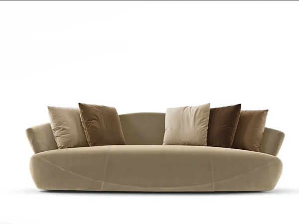 Stoffsofa mit gepolsterter Rückenlehne GIORGETTI Solemyidae 69850, 69860 Fabrik GIORGETTI aus Italien. Foto №1