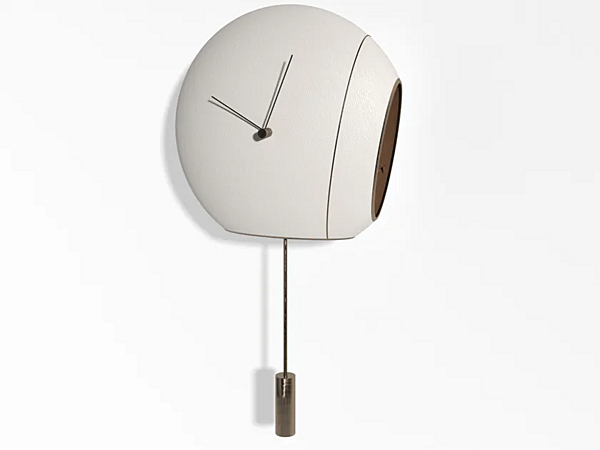 Wanduhr mit Pendel aus Leder und Kuckucksfunktion GIORGETTI Fabrik GIORGETTI aus Italien. Foto №2
