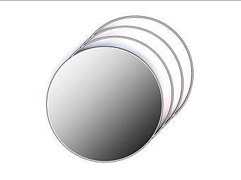 Spiegel mit integrierter Beleuchtung Infinity Paolo Castelli Fabrik Paolo Castelli aus Italien