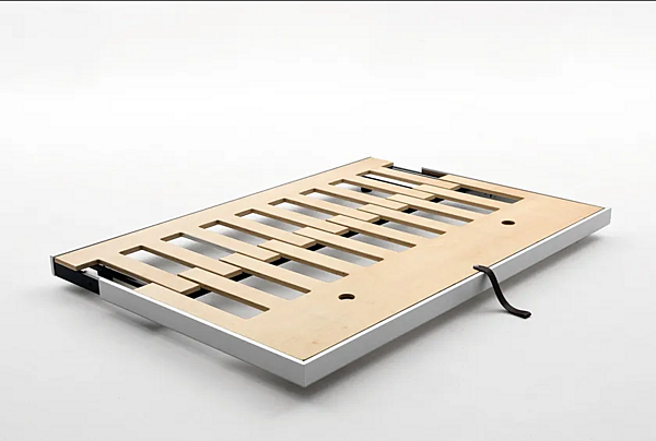 Schlafsofa aus Stoff mit gepolsterter Rückenlehne Saba Bed Breakfast Fabrik SABA aus Italien. Foto №8