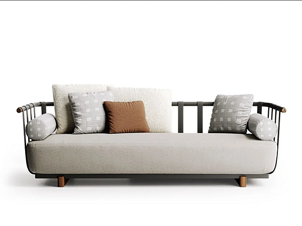 3-sitziges Gartensofa aus Stoff Portofino Atmosphera Fabrik ATMOSPHERA aus Italien. Foto №3